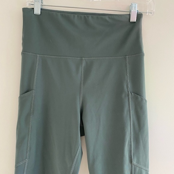 American Eagle “The Everything Pocket Legging” Teal Athletic Leggings Medium - Picture 3 of 7